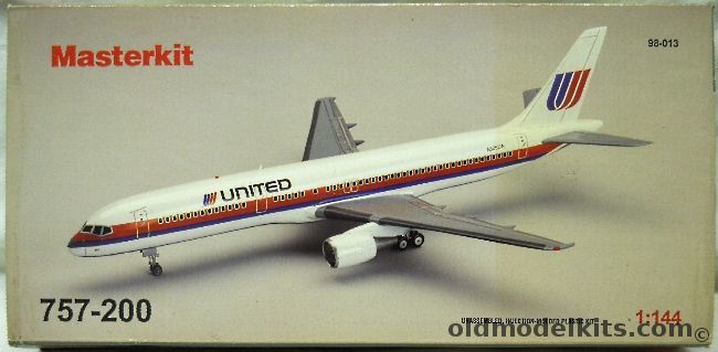 Masterkit 1/144 Boeing 757-200 United - (757), 98-013 plastic model kit